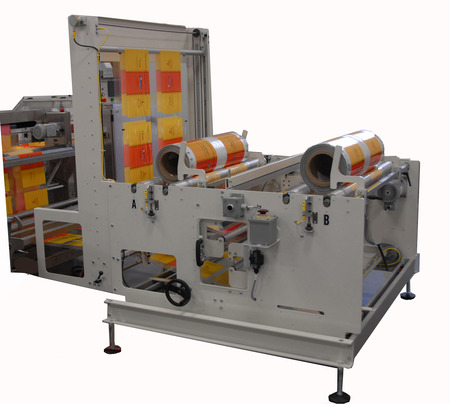 Large texwrap film splicing system